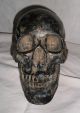 Exquisite Early 19th Century Bronze Lifesize Model Of A Human Skull Very Gothic Other photo 1