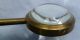 19th.  C.  Antique Gilt Brass Table Adjustable Magnifying Glass.  N.  R. Other photo 1
