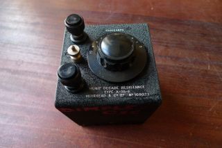 Muirhead Decade Resistor Type A - 36 - E Vintage Lab Apparatus photo