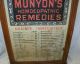 Old Antique Munyons Remedies Medicine Oak Country Store Display Cabinet Case Other photo 2