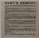 Hunts Remedy Grim Reaper Skeleton Kidney Cure Advertising Victorian Trade Card Quack Medicine photo 1