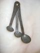 Antique Measuring Spoon Set (3) Dated July 1900 Measure Drops Too Pharmacy? Other photo 5