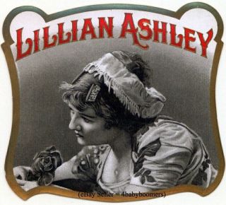 Antique~ Lillian Ashley ~ Lady Embossed Label photo