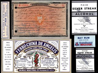 Authentic May 6 1925 T Rudd For Tonsillitis Prohibition Prescription Bar History photo