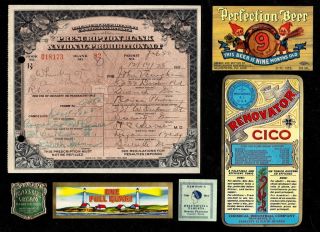 1925 Whiskey Prohibition Prescription Moonshine Brewery Doctor History Document photo