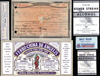 Aug 17 1925 ~ S Hayes ~ Prohibition Liquor Prescription Duluth Minnesota & Label photo