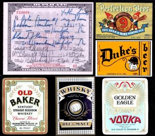 Authentic 1932 Prohibition Prescription Houtzdale Pennsylvania History+label Lot photo
