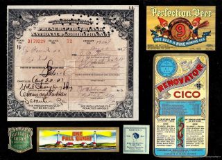 Aug 22 1927 Prohibition Prescription Moonshine Bootleg Scranton Document History photo