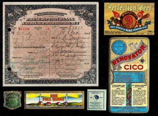 Ar Horalson Oct 10 1925 Prohibition Rx Prescription Scranton Pa Document History photo
