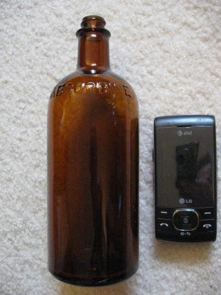 Absorbine Vintage Brown Medicine Bottle W F Young Mass.  (no Jr. ) photo