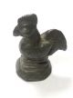 Opium Weight Very Rare True Antique Solid Bronze Rooster Weight 66 Gram Size Other photo 1