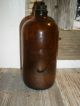 Antique Sodiphene Mouthwash And Gargle Brown Glass Medicine Bottle With Tin Lid Bottles & Jars photo 4