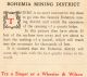 © 1904 Bohemia Mining Oregon Miners Gold Singer Sewing Photo Advertising Card Mining photo 2