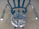 Antique Old Early 1900 ' S Dental Chair Restored Chrome Dentist Industrial Tattoo 1900-1950 photo 1