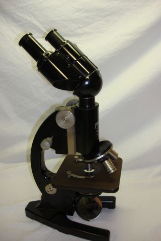 Vintage Carl Zeiss Jena Microscope photo