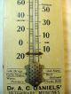 Very Rare Wood Thermometer From Rising Sun Md Pharmacy & Dr Daniels Vet Medicine Other photo 4