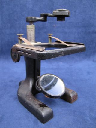 Vintage Spencer Buffalo Microscope Cast Iron Base photo