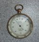 Antique English Brass Pocket Short & Mason Barometer Altimeter + Leather Case Science & Medicine (Pre-1930) photo 4