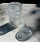Huge 6 Pc Indiana Glass Stacking Apothecary Candy Dish Drugstore Counter Jar Bottles & Jars photo 11