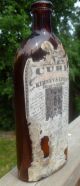 3 City Warner ' S Safe Cure Toronto London Rochester Pint Partial Label Bottle Bottles & Jars photo 5