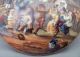 The Village Wedding Pot Lid F & R Pratt & Co.  Artist Teniers Pinx 1857 - 1900 Bottles & Jars photo 2