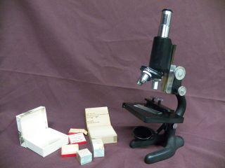Antique 1915 Baush And Lomb Microscope,  Mint Condition photo