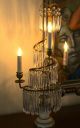 Stunning Pair Of Antique Art Nouveau French Bronze Girandoles Vintage Lamps Lamps photo 1