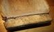 Antique Country Primitive Wooden Dough Bowl,  Large 19th Century Carved Trencher Primitives photo 8