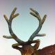 Vienna White Metal Cold Painted Stag And Doe Metalware photo 4