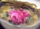Antique Nippon Noritake Gold Beaded Porcelain Rose Footed Scalloped Bowl Bowls photo 8