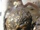 19c Bronze Mythological Satyr/bacchus/devil/demon Mask Metalware photo 7