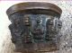 Early Decorated Bronze Mortar 16th Century European French Or Spanish ? Metalware photo 4