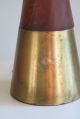 Mid Century Danish Modern Walnut & Brass Table Lamp Eames Space Age Laurel Era Lamps photo 2