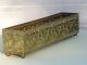 Incredible Vintage Ornate Solid Brass Footed Window Box Planter 18 