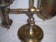 Antique Victorian Brass Student Oil Lamp Converted Lamps photo 2