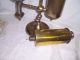 Antique Victorian Brass Student Oil Lamp Converted Lamps photo 3