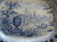 Early Worcester Blue And White Transferware Platter Platters & Trays photo 2