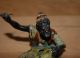 Early Victorian Cold Painted Vienna Bronze Of Arab/moor Tailor Sewing Amazing Metalware photo 1