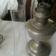 Alladin Oil Lamp Silver In Color Condition And Chimney Lamps photo 1