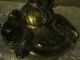 Pr Very Fine 19th Antique French Dore Bronze Victorian Figural Putti Candelabras Metalware photo 6