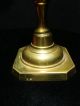 Antique English Brass Beehive & Diamond Push Up Candlestick Prince Style 19th C. Metalware photo 3