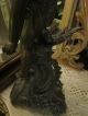 Pr Xl Antique French Rococo Figural Bronze Patti/cherubs Statues Metalware photo 3