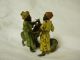 Rare Franz Bergmann Cold Painted Vienna Bronze Miniature Arab Donkey Traders Metalware photo 2