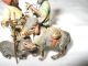 Rare Franz Bergmann Cold Painted Vienna Bronze Miniature Arab Donkey Traders Metalware photo 6