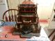 Antique Victorian Bird Cage - 3 Floors Tall - Wood W/ Swinging Doors Nr Other photo 6