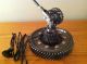 Vintage Industrial Desk Lamp - Machine Age Task Light - Cast Iron - Steampunk Lamps photo 3