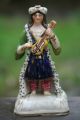 Mid 19th C Staffordshire: Sultan Figurine With Stringed Instrument C1840 Figurines photo 1