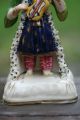 Mid 19th C Staffordshire: Sultan Figurine With Stringed Instrument C1840 Figurines photo 2