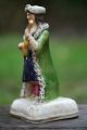 Mid 19th C Staffordshire: Sultan Figurine With Stringed Instrument C1840 Figurines photo 5