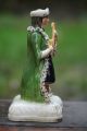 Mid 19th C Staffordshire: Sultan Figurine With Stringed Instrument C1840 Figurines photo 7
